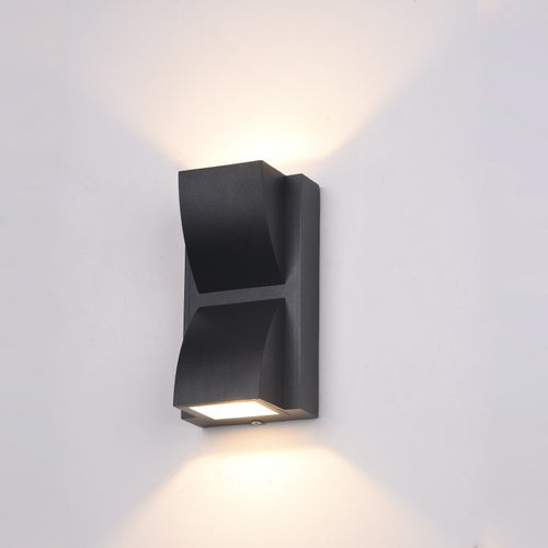 ,Kinkiet zewnętrzny Edgar PL-437B,, czarny,, 6W LED,, barwa ciepła 3000K,