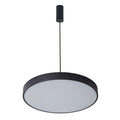 ,Lampa wisząca okrąg Italux ORBITAL czarny,, 60W LED,, barwa ciepła 3000K,, średnica 60cm,