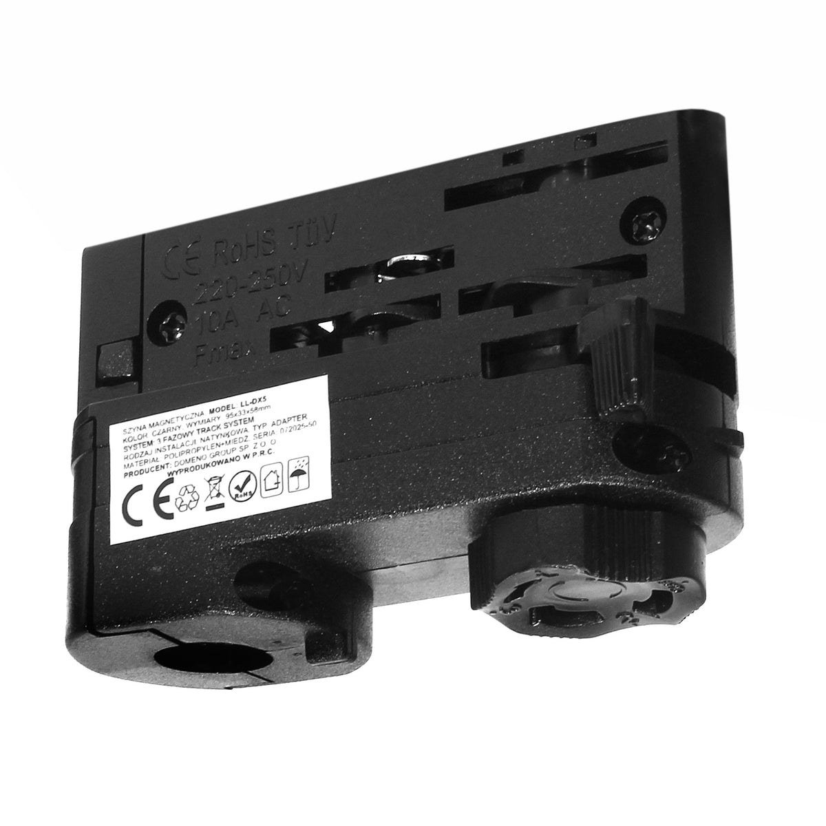 Adapter Track System LL-DX5 czarny 3-Fazowy | DML1536