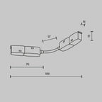 Akcesorium Technical Accessories for tracks Exility IP20 x TRA034CS-B-DE | Czarny