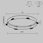 Akcesorium Technical Zon IP20 x DLA032-TRS90-W | Biały