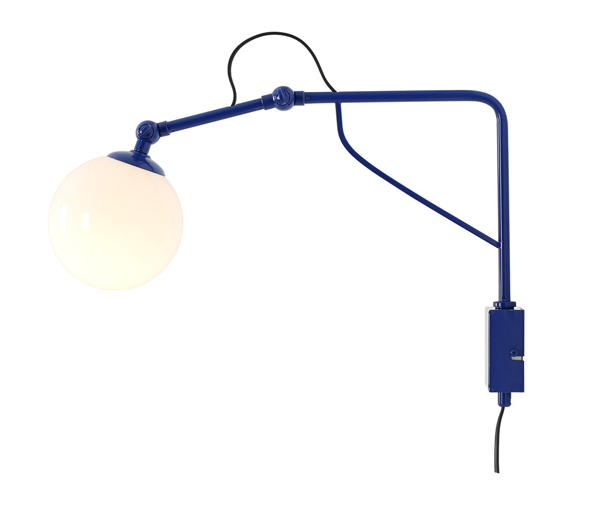 Aldex KINKIET SOHO GLASS MAŁY COBALT 1105C25_M