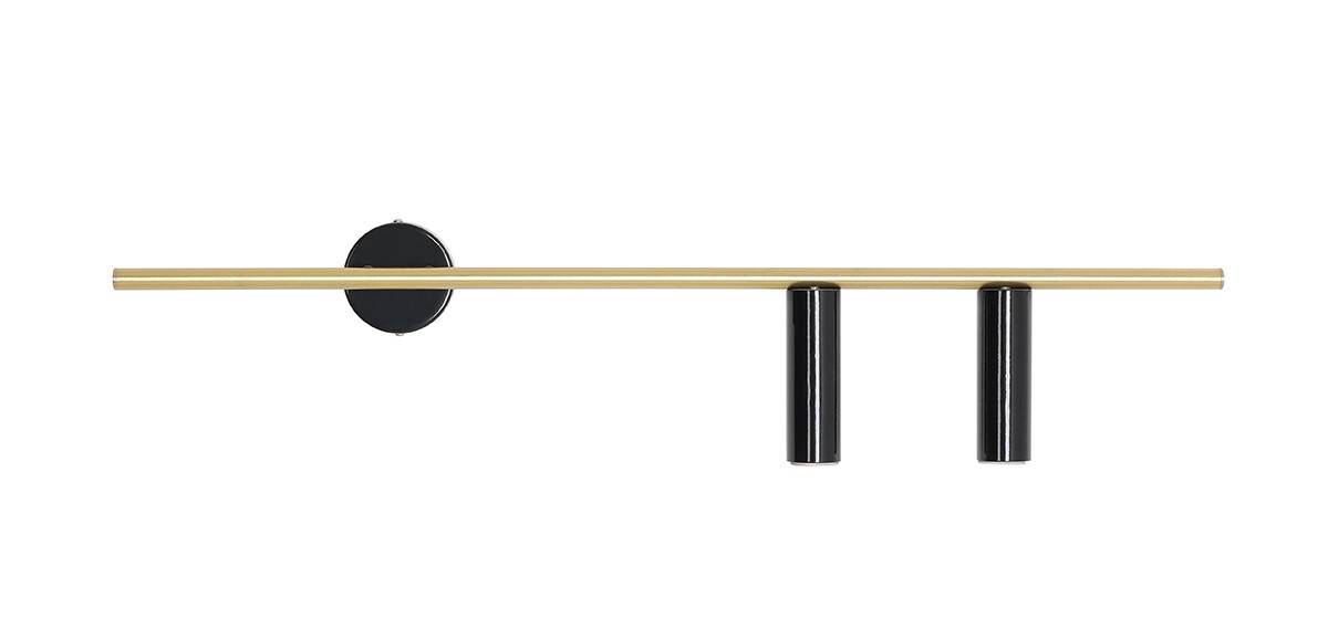 Aldex KINKIET TREVO 2 BLACK BRASS (right) 1083D40_2