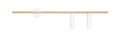 Aldex KINKIET TREVO 2 WHITE BRASS (right) 1097D40_2