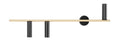 Aldex KINKIET TREVO 3 BLACK BRASS (left) 1083Y40
