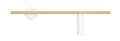 Aldex KINKIET TREVO WHITE BRASS (right) 1097C40_2