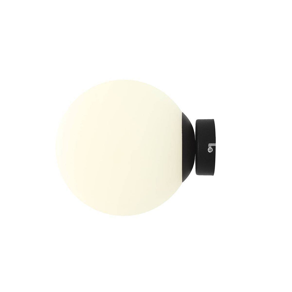 Aldex Kinkiet BALL 1076C1_M, 20 cm, czarny/biały, 1x60W E27