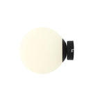 Aldex Kinkiet BALL 1076C1_M, 20 cm, czarny/biały, 1x60W E27