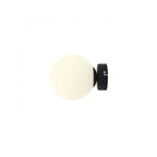 Aldex Kinkiet BALL 1076C1_S, 14 cm, czarny/biały, 1x40W E14
