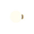 Aldex Kinkiet BALL 1076C30_M, 20 cm, złoty/biały, 1x60W E27