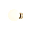 Aldex Kinkiet BALL 1076C30_S, 14 cm, złoty/biały, 1x40W E14