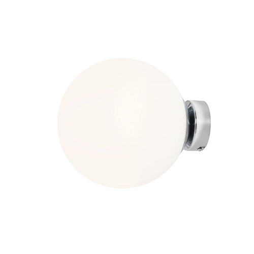 Aldex Kinkiet BALL 1076C4_M, 20 cm, chrom/biały, 1x60W E27