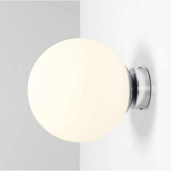 Aldex Kinkiet BALL 1076C4_M, 20 cm, chrom/biały, 1x60W E27
