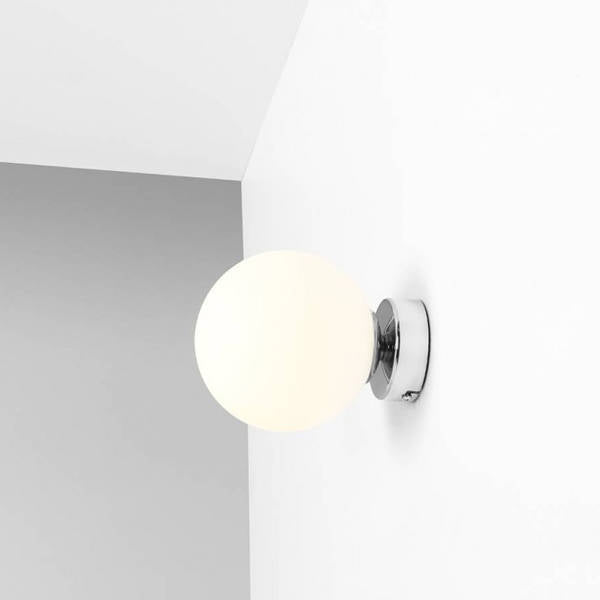 Aldex Kinkiet BALL  1076C4_S, 14 cm, chrom/biały, 1x40W E14