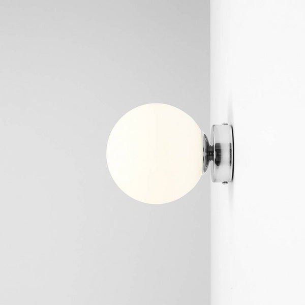 Aldex Kinkiet BALL  1076C4_S, 14 cm, chrom/biały, 1x40W E14