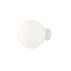 Aldex Kinkiet BALL 1076C_M, 20 cm, biały, 1x60W E27