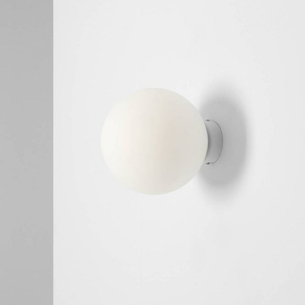 Aldex Kinkiet BALL 1076C_M, 20 cm, biały, 1x60W E27