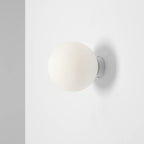 Aldex Kinkiet BALL 1076C_M, 20 cm, biały, 1x60W E27