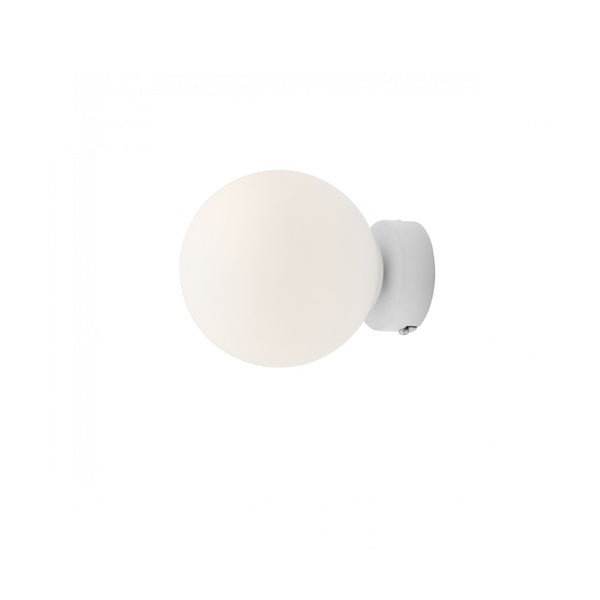 Aldex Kinkiet BALL 1076C_S, 14 cm, biały, 1x40W E14