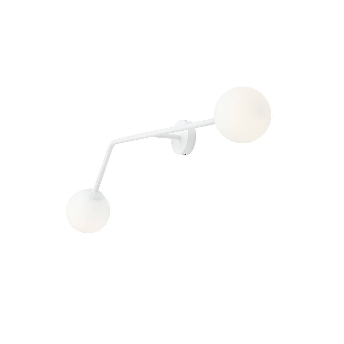 Aldex Kinkiet PURE POZIOMY 1064D, biały, 2x40W E14