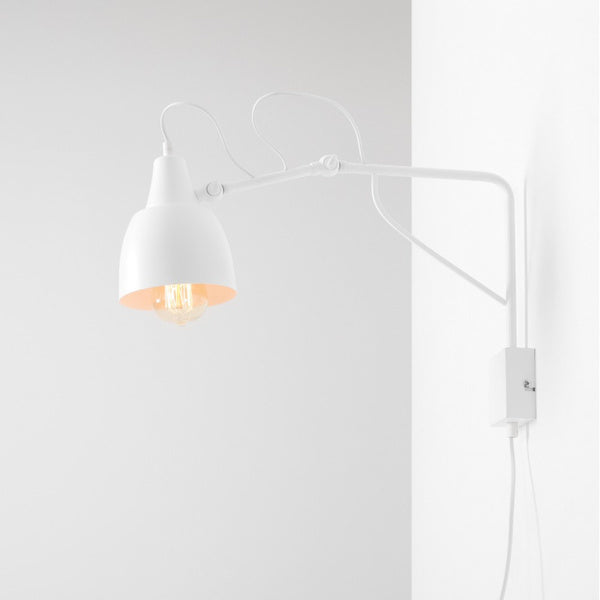 Aldex Kinkiet SOHO (mały) 1002C_M, biały, 1x60W E27
