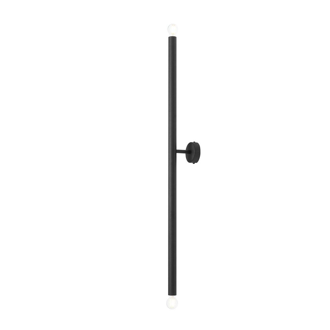 Aldex Kinkiet TUBO 2 LONG, 1072D1_L, czarny, 2x40W E14