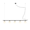 Aldex LAMPA WISZĄCĄ BERYL GLASS 5 BLACK 1006F1