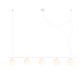 Aldex LAMPA WISZĄCĄ BERYL GLASS 5 WHITE 1006F