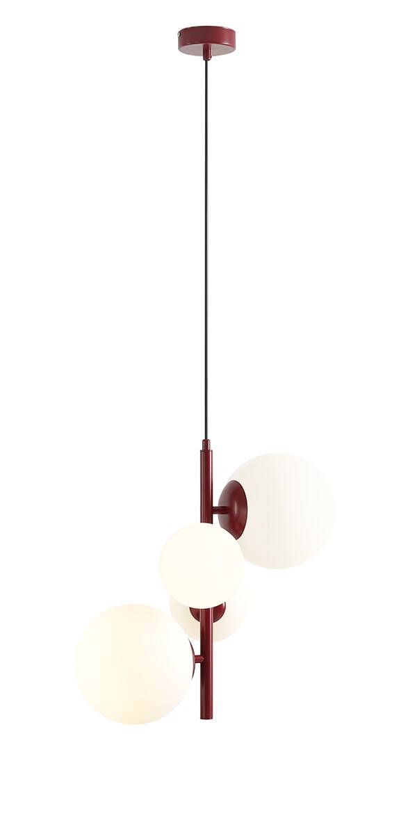 Aldex LAMPA WISZĄCA BLOOM 4 RED WINE 1091L15
