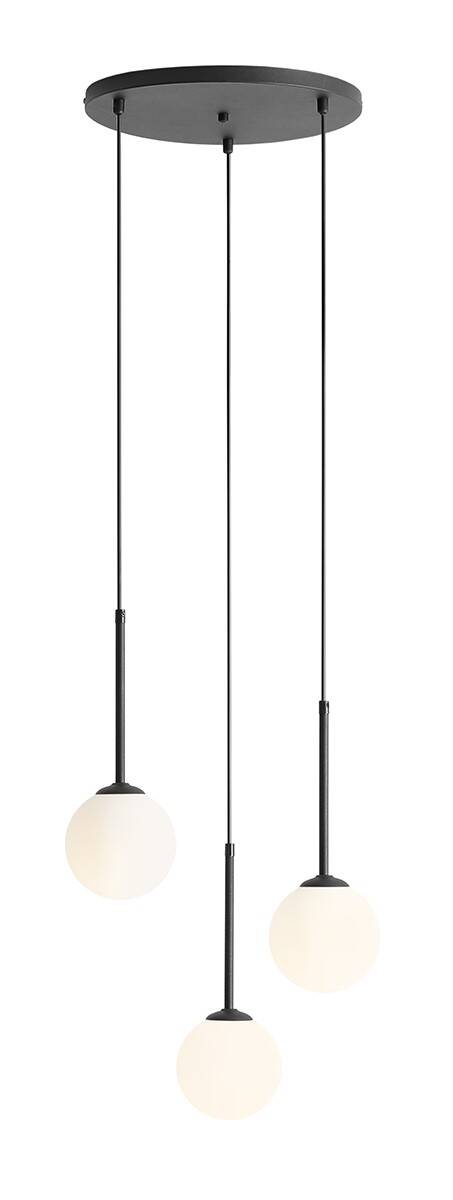 Aldex LAMPA WISZĄCA BOSSO 3 RING BLACK 1087E1_R