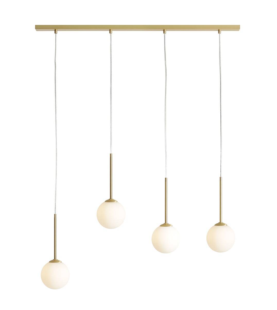 Aldex LAMPA WISZĄCA BOSSO 4 BRASS 1087L40