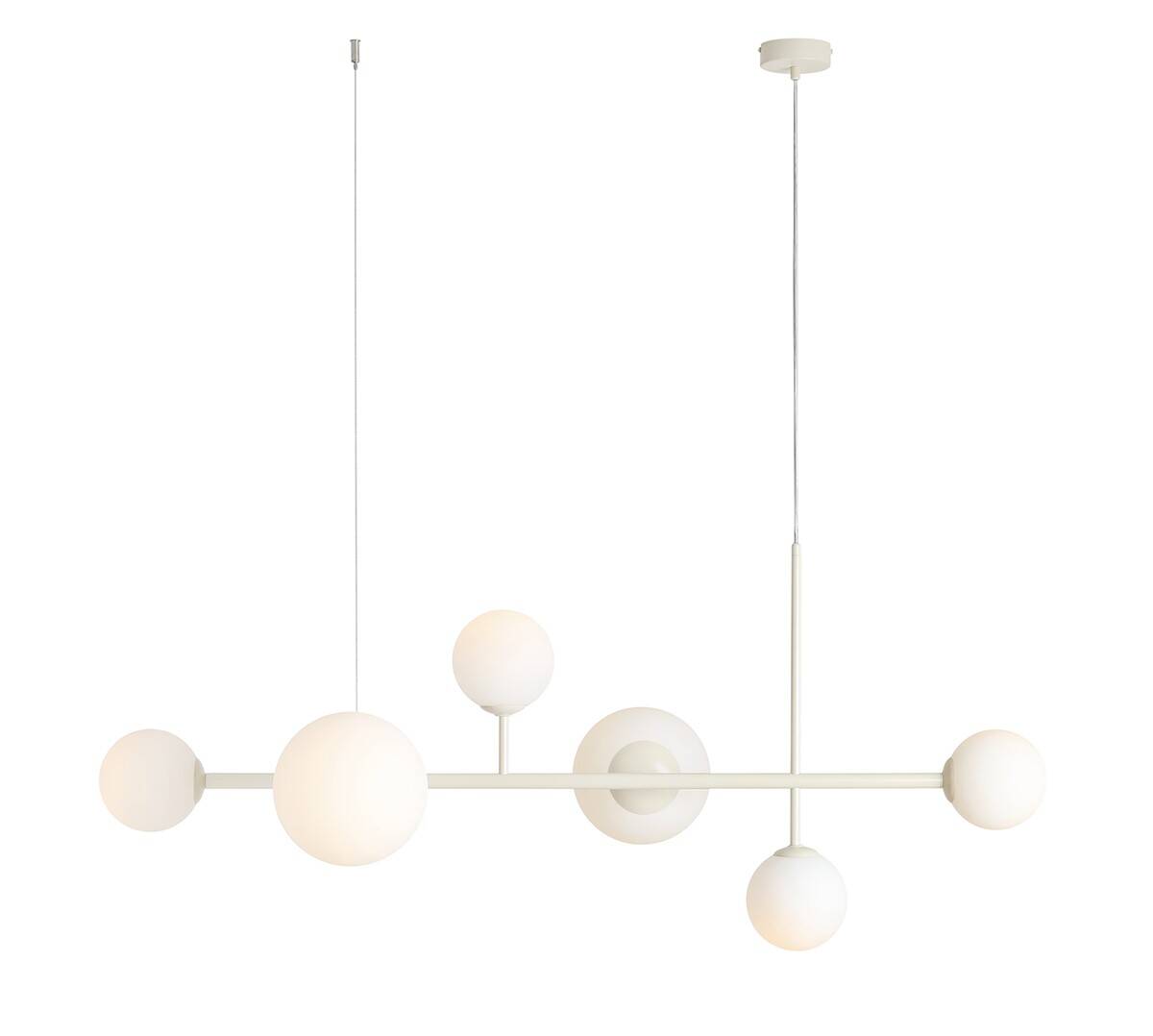 Aldex LAMPA WISZĄCA DIONE 6 CREAM | Biały 1092K9