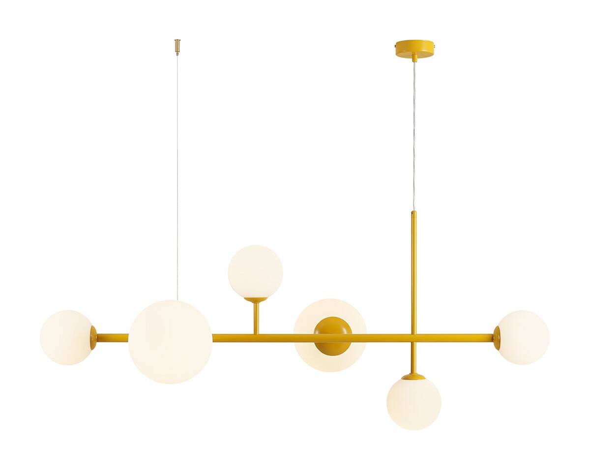 Aldex LAMPA WISZĄCA DIONE 6 MUSTARD 1092K14