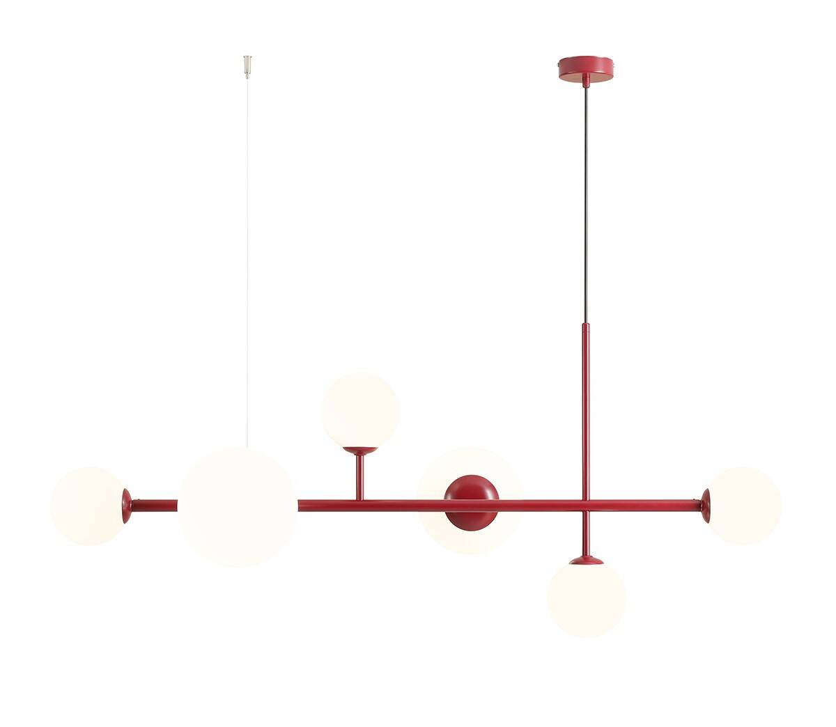Aldex LAMPA WISZĄCA DIONE 6 RED WINE 1092K15