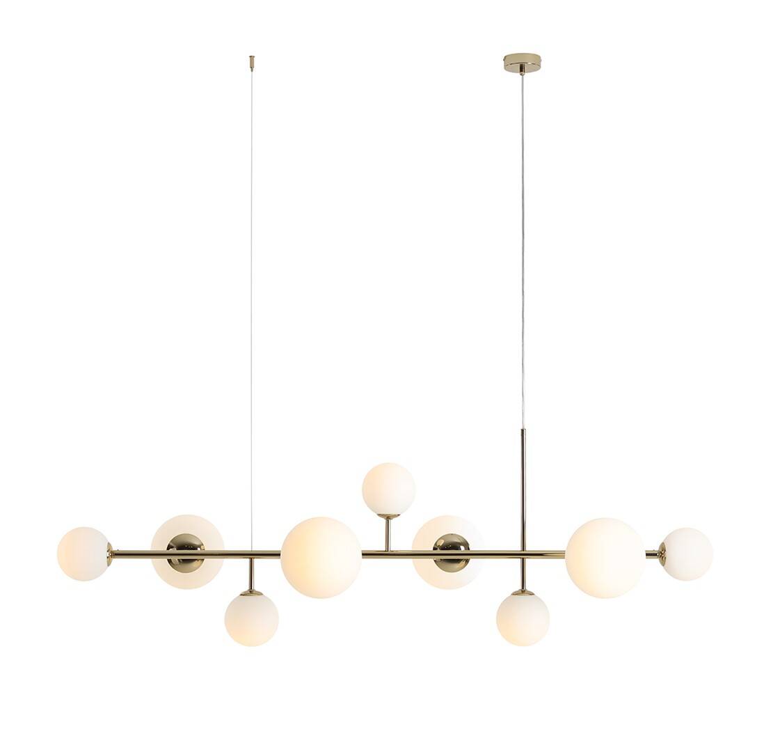 Aldex LAMPA WISZĄCA DIONE 9 GOLD | Złoty 1092N30