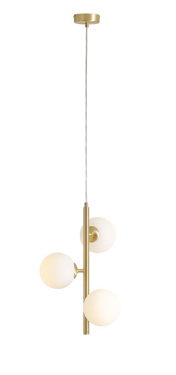 Aldex LAMPA WISZĄCA FIN 3 BRASS S 1120E40_S