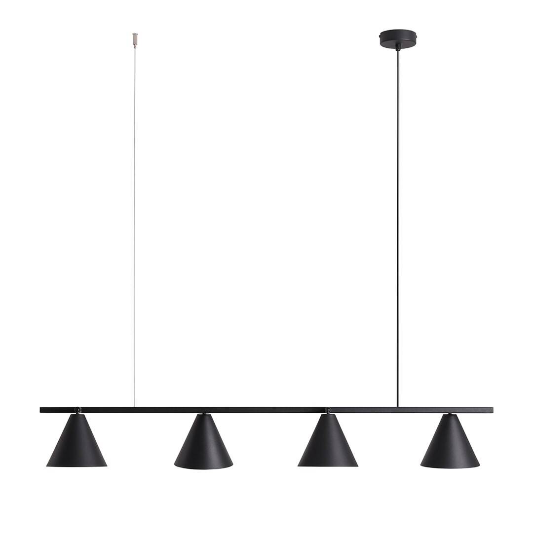 Aldex LAMPA WISZĄCA FORM 4 BLACK | Czarny 1108L1