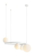 Aldex LAMPA WISZĄCA GARDA 4 RING WHITE 1099L_R