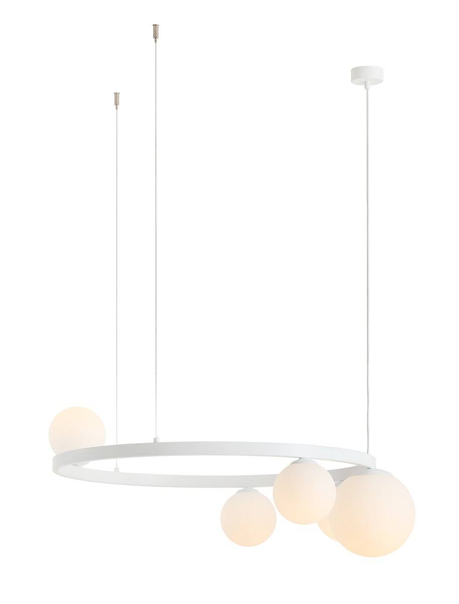 Aldex LAMPA WISZĄCA GARDA 5 RING WHITE 1099F_R