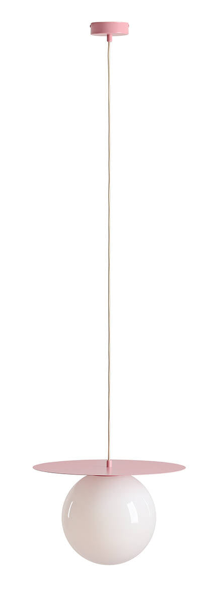 Aldex LAMPA WISZĄCA LOOP BABY PINK L E14 | Różówy 1125G18_L