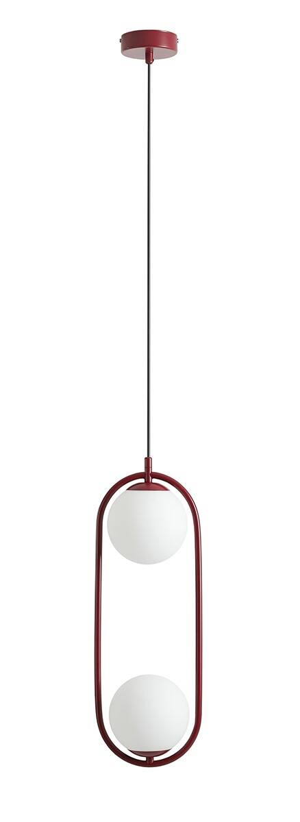 Aldex LAMPA WISZĄCA RIVA 2 RED WINE 1086H15