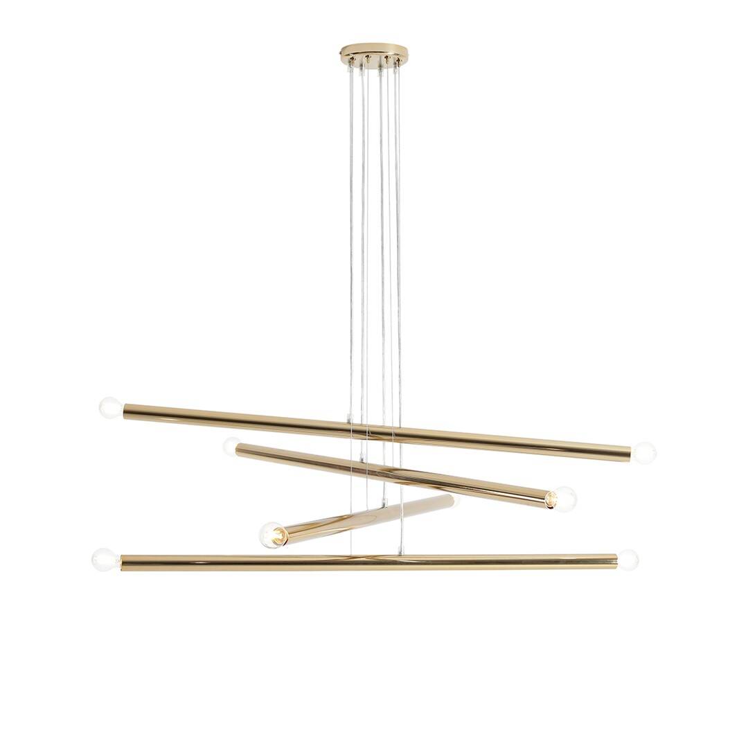 Aldex LAMPA WISZĄCA TUBO 8 GOLD 1072P30