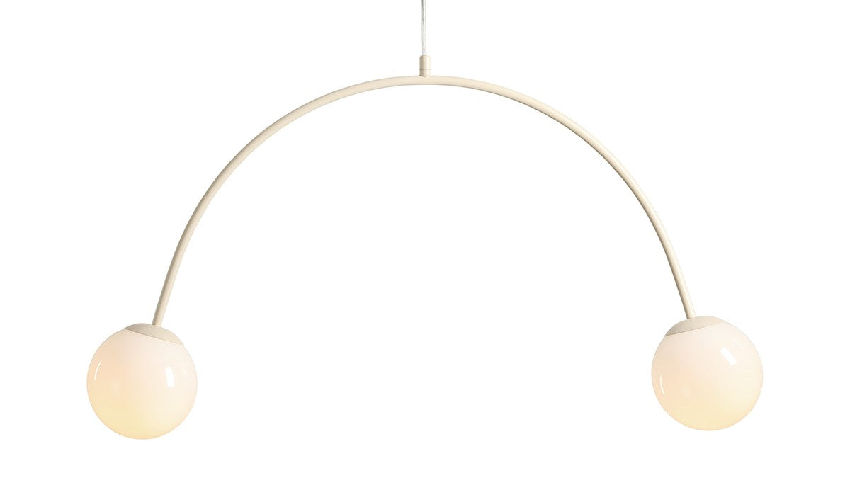 Aldex LAMPA WISZĄCA UNA 2 CREAM 1116H9