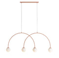 Aldex LAMPA WISZĄCA UNA 4 CORAL L 1116L11_L