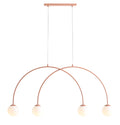 Aldex LAMPA WISZĄCA UNA 4 CORAL S 1116L11_S