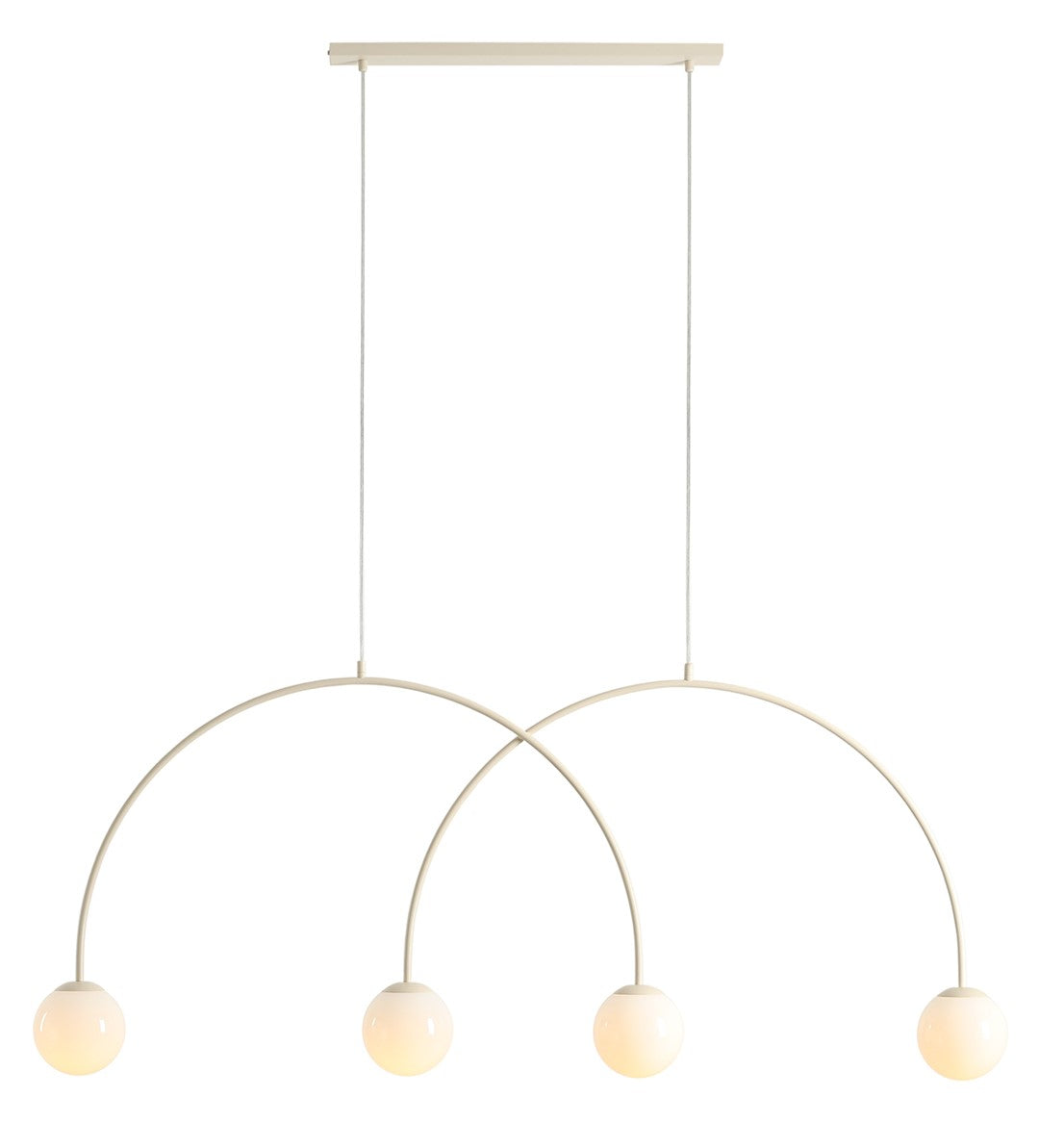 Aldex LAMPA WISZĄCA UNA 4 CREAM L 1116L9_L