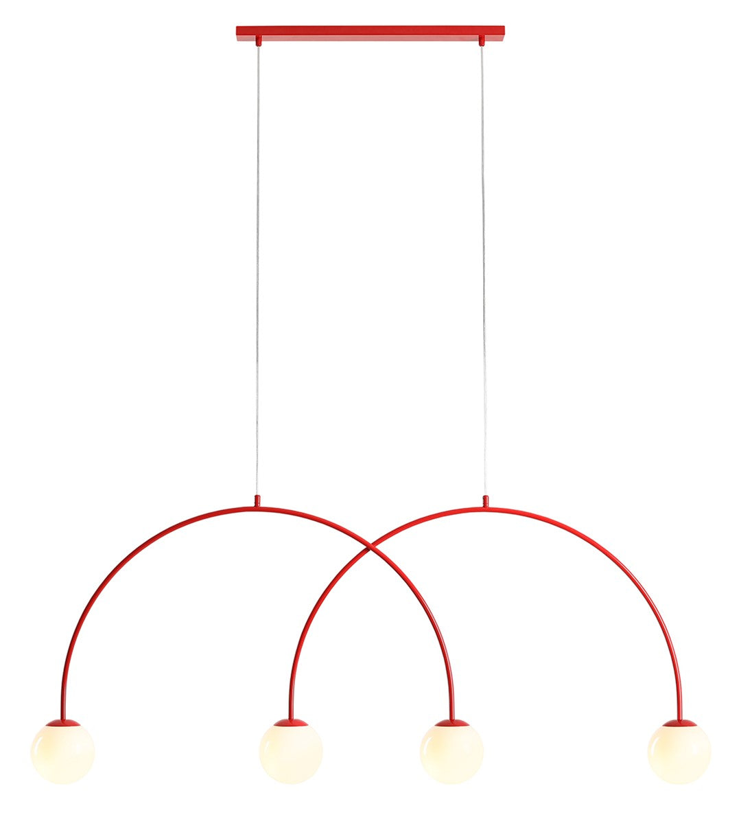 Aldex LAMPA WISZĄCA UNA 4 RED CHILLI L 1116L19_L