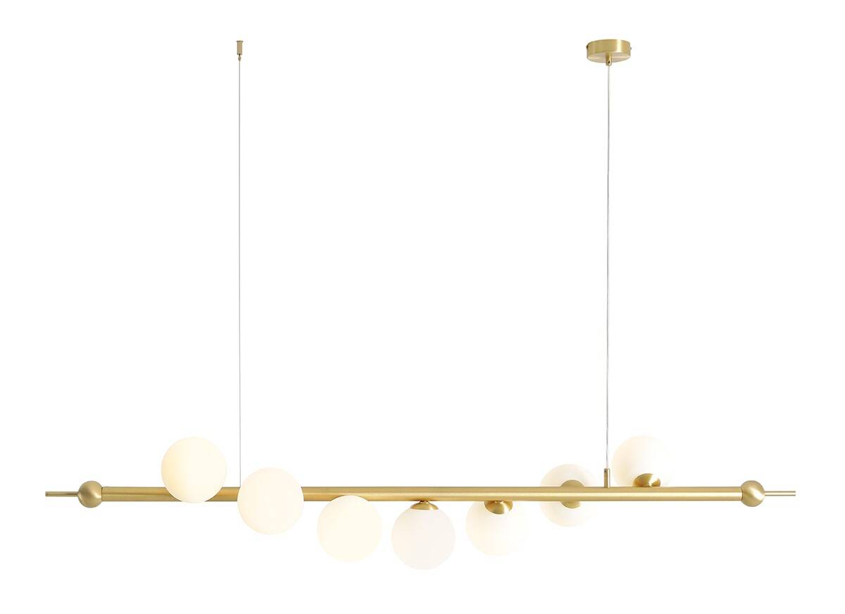 Aldex LAMPA WISZĄCA WAVE 7 BRASS 1115T40