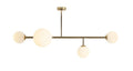 Aldex LAMPA sufitowa DIONE 4 GOLD | Złoty 1092PL_L30