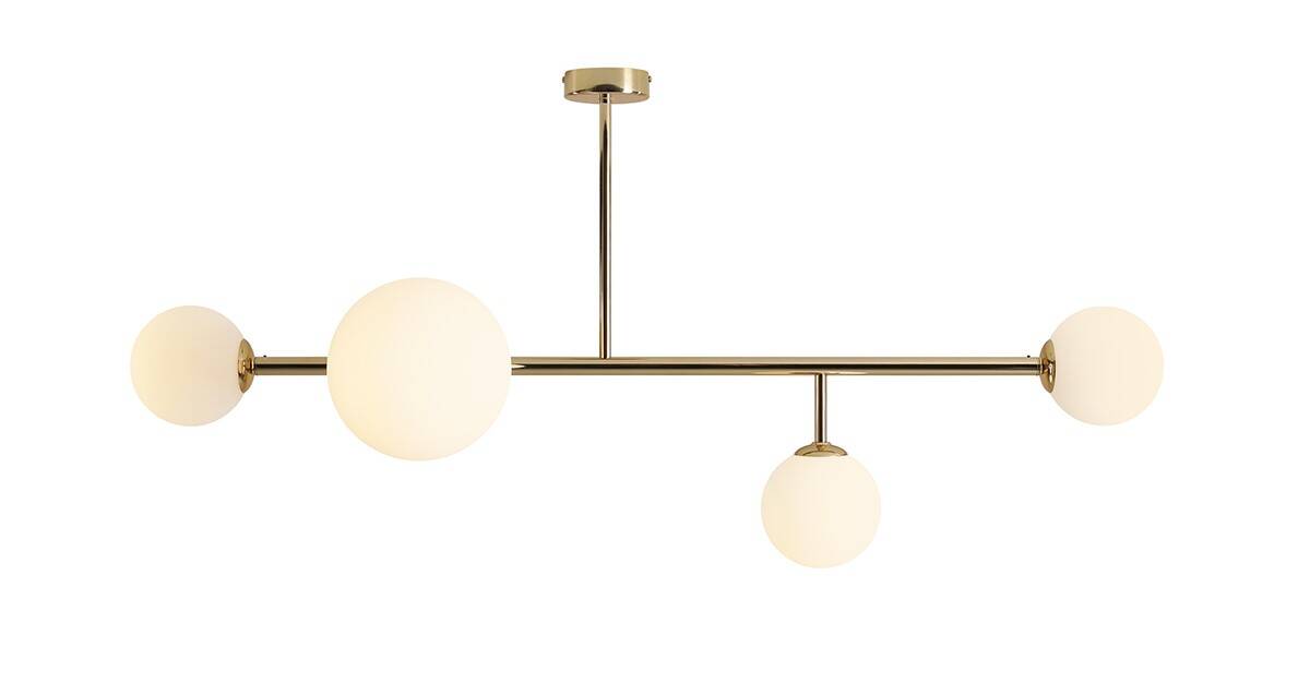 Aldex LAMPA sufitowa DIONE 4 GOLD | Złoty 1092PL_L30